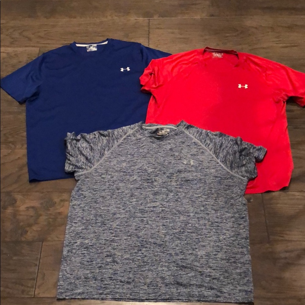 3 Under Armour workout shirts